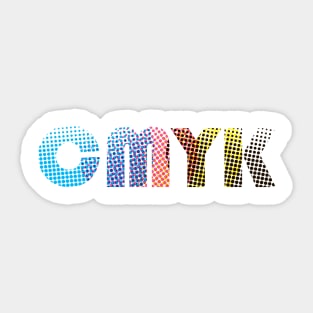 cmyk Sticker